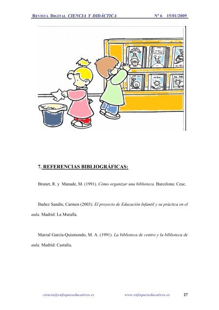 NÂº 6 15/01/2009 - enfoqueseducativos.es