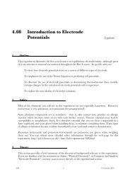 4.08 Introduction to Electrode Potentials