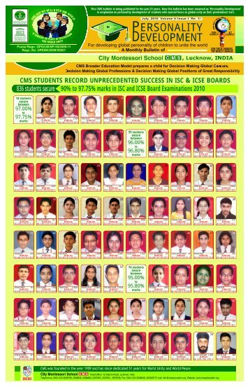 HALL OF FAME - City Montessori School