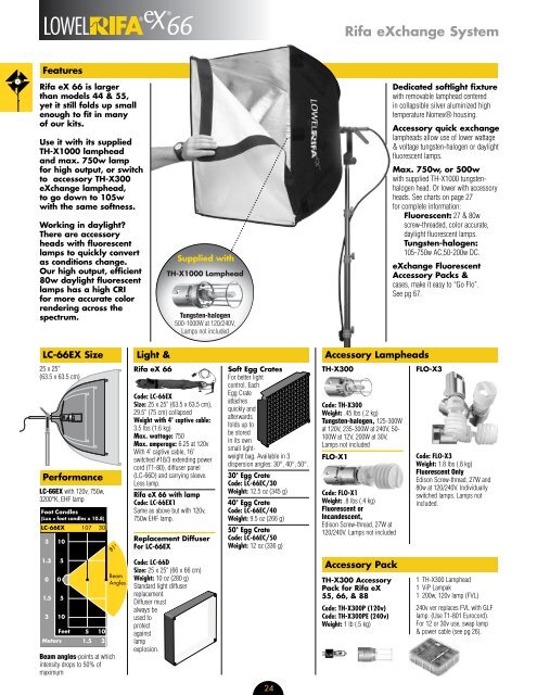 Price List - Lowel