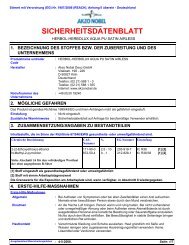 SICHERHEITSDATENBLATT