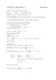 MATH 2000 ASSIGNMENT 6 SOLUTIONS a) B â A iff (âx) [x â B ...