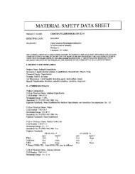 Liquid Bleach 12.5% MSDS Sheet - Corcraft