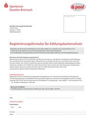 Formular - Sparkasse Staufen-Breisach