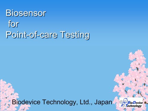 Biosensor for Point-of-care Testing