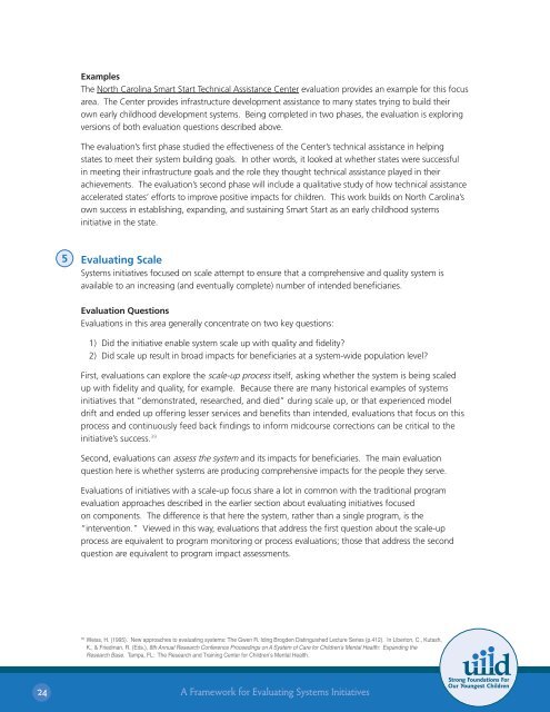 A Framework for Evaluating Systems Initiatives