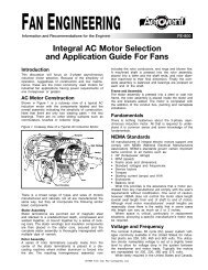 Integral AC Motor Selection and Application Guide for ... - Aerovent