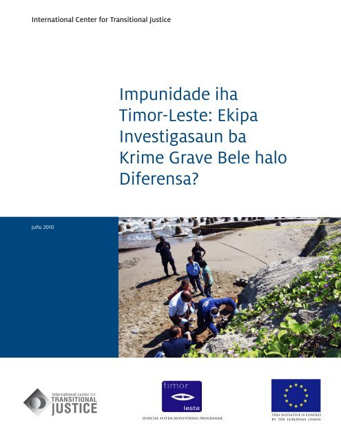 Impunidade iha Timor-Leste - International Center for Transitional ...