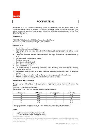 ROOFMATE SL - Texsa