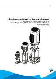 Bombas centrÃ­fugas verticales multietapas - DP Pumps