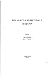 MECHANICS AND MATERIALS IN DESIGN - Biblioteca Digital do IPB