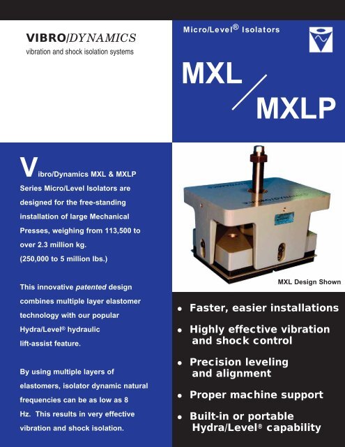 MXL MXLP - Vibro/Dynamics Corporation