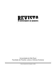 Editorial - Departamento de Geografia - USP