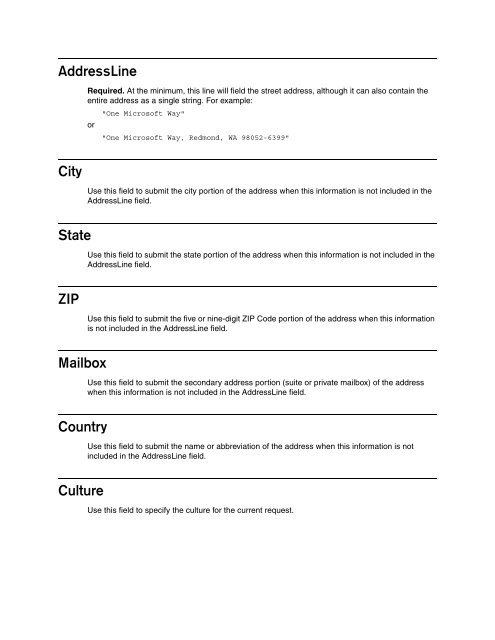 Address Check - Melissa Data