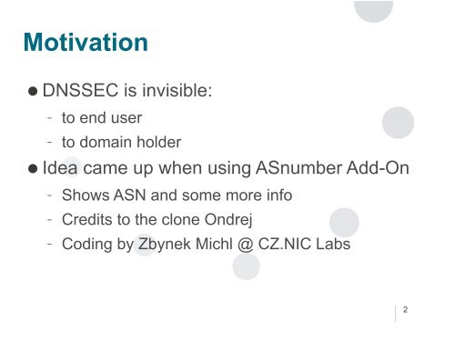 DNSSEC Validator - Cz.NIC