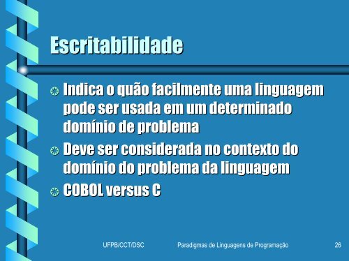 Paradigmas de Linguagens de ProgramaÃƒÂ§ÃƒÂ£o - Departamento de ...