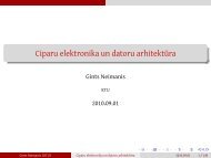 Ciparu elektronika un datoru arhitektÅ«ra