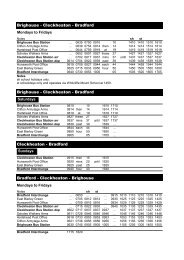 Brighouse - Cleckheaton - Bradford 2 Brighouse ... - Arriva