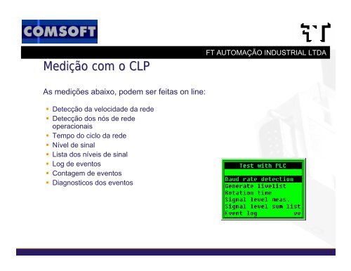 NetTEST II Ferramenta para analise de PROFIBUS - FT AutomaÃ§Ã£o