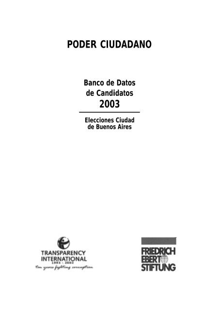 2003 PODER CIUDADANO - Winisisonline.com.ar