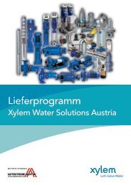 Produktprogramm - Xylem Water Solutions Austria