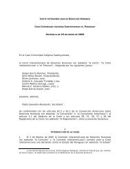 Caso Comunidad IndÃ­gena Sawhoyamaxa vs Paraguay sentencia