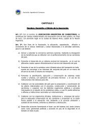 Descargar Estatuto - Asociación Argentina de Carreteras