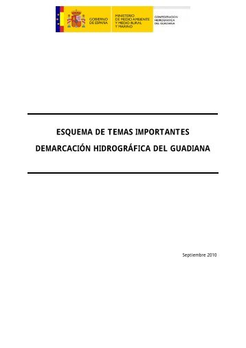 esquema de temas importantes demarcaciÃ³n hidrogrÃ¡fica del ...