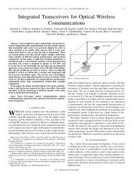 Integrated Transceivers for Optical Wireless Communications