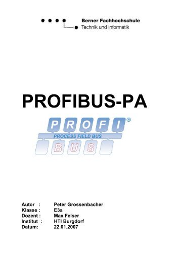 3. Markt und Einsatzgebiete von PROFIBUS-PA