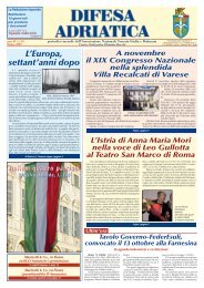 Il numero di Ottobre 2009 - Associazione Nazionale Venezia Giulia ...