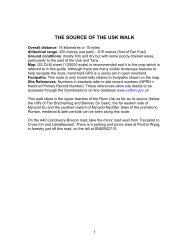 The Source of the Usk Walk [2012 PDF]