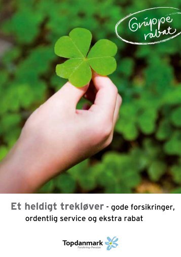 Hent brochure om forsikring i Topdanmark HER