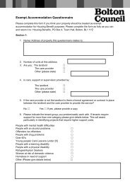 Exempt Accommodation Questionnaire