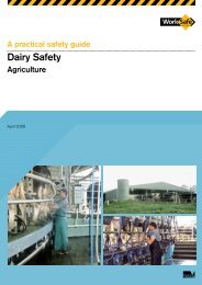 Dairy Safety: A Practical Guide (PDF 1708kb) - WorkSafe Victoria