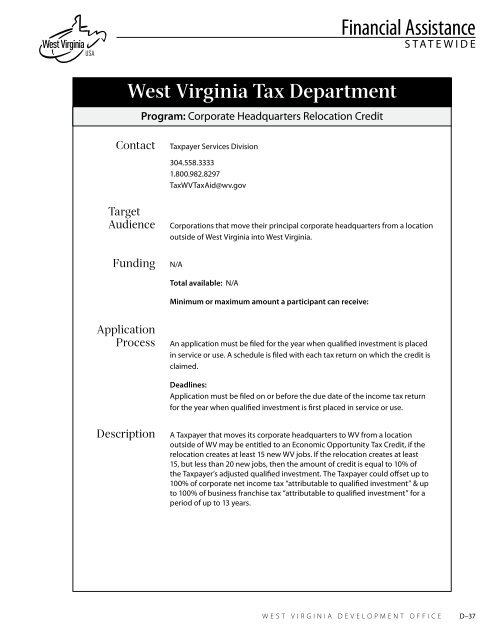 West Virginia Business Resource Directory