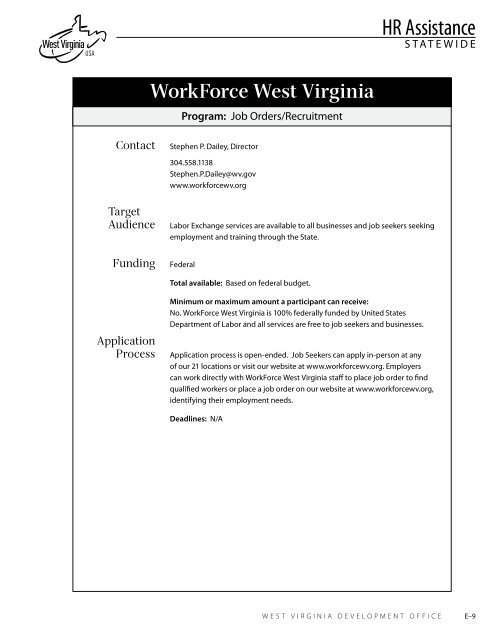 West Virginia Business Resource Directory