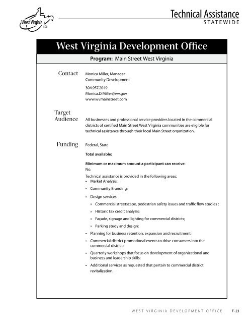 West Virginia Business Resource Directory