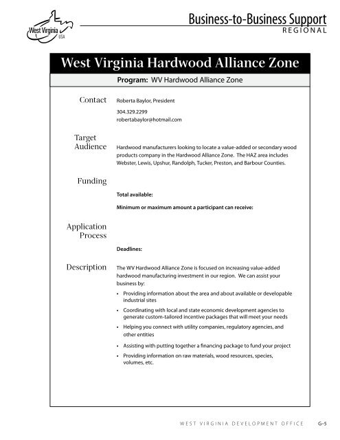 West Virginia Business Resource Directory