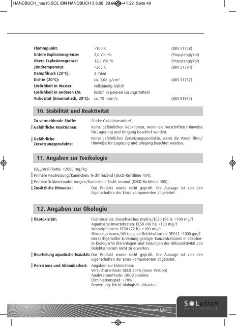 6. Wartung - Solution Solartechnik GmbH