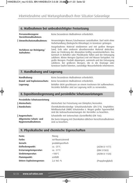 6. Wartung - Solution Solartechnik GmbH