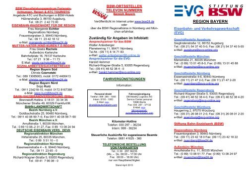 BSW Infoblatt - EVG OV Kempten