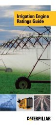 Irrigation Engine Ratings Guide - Caterpillar