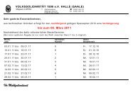 Gemischter Salat - VOLKSSOLIDARITÄT 1990 eV Halle (Saale)