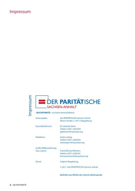 Ganz gleich, ob Sie neu-, aus - Der PARITÄTISCHE Sachsen Anhalt