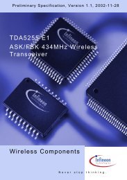 TDA5255 E1 ASK/FSK 434MHz Wireless Transceiver Wireless ...
