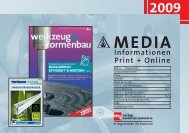 Informationen Print + Online - verlag moderne industrie