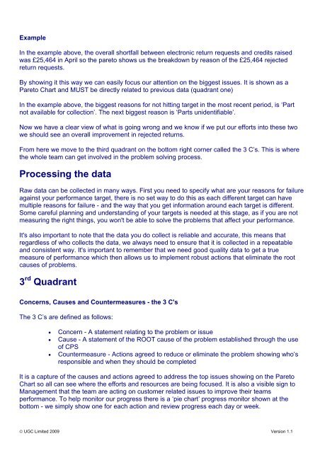 The Metric U explained - Unipart Logistics