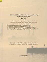 Availability and Efficacy of Ballast Water Treatment Technology ...