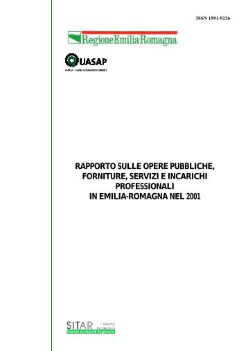 Rapporto 2001 - Territorio - Regione Emilia-Romagna